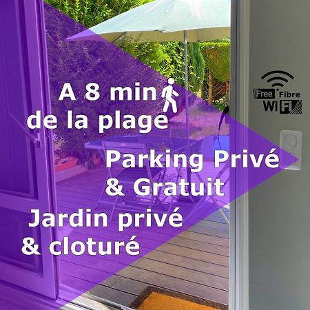 Studio Proche Plage - Parking Gratuit Et Prive - Terrasse Et Petit Jardin Cloture Courseulles-sur-Mer Exterior photo